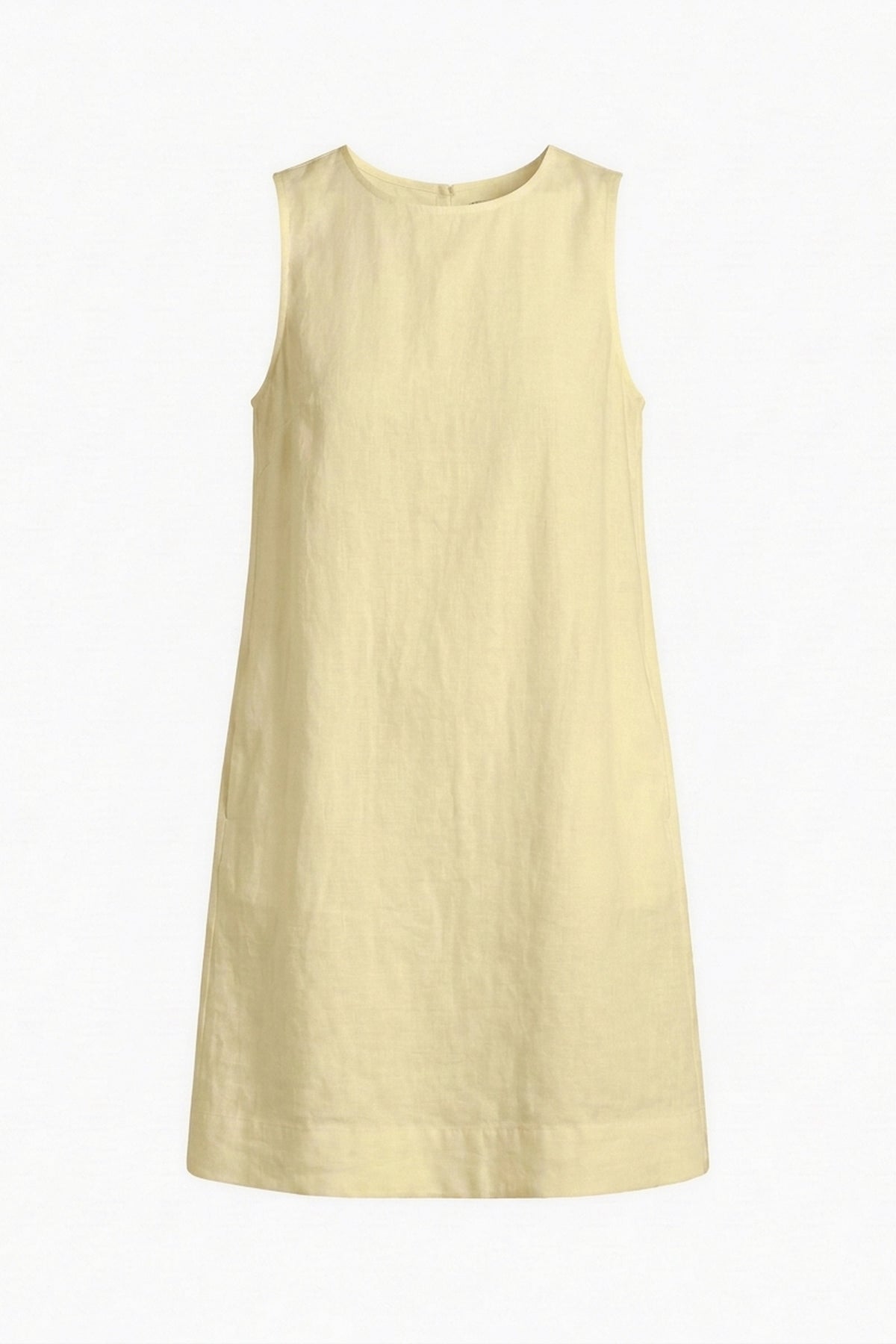 Vestido Alice Linho Puro Amarelo Bebê — Peça
