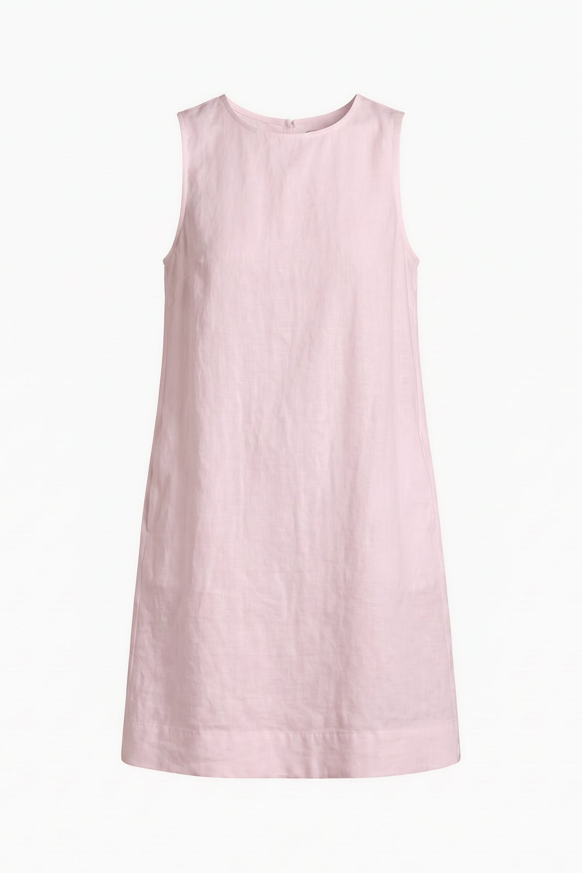 Vestido Alice Linho Puro Rosa Bebê — Peça