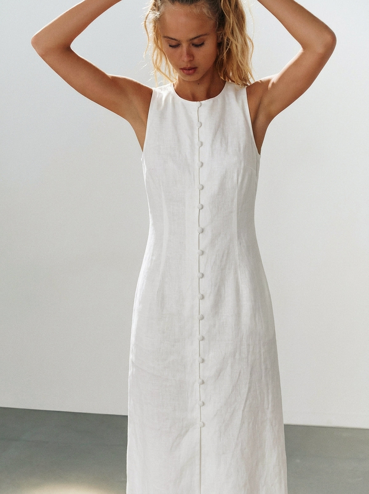 Vestido Midi Carol Branco — Estúdio Close