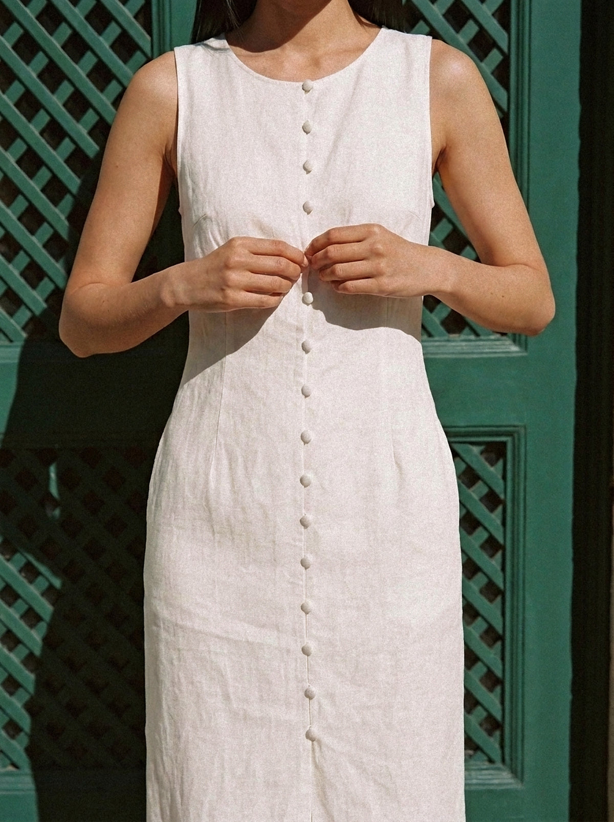Vestido Midi Carol Branco — Rua Detalhe