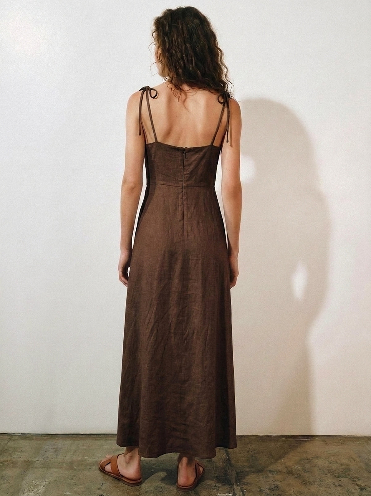 Vestido Dália Chocolate — Estúdio Costas