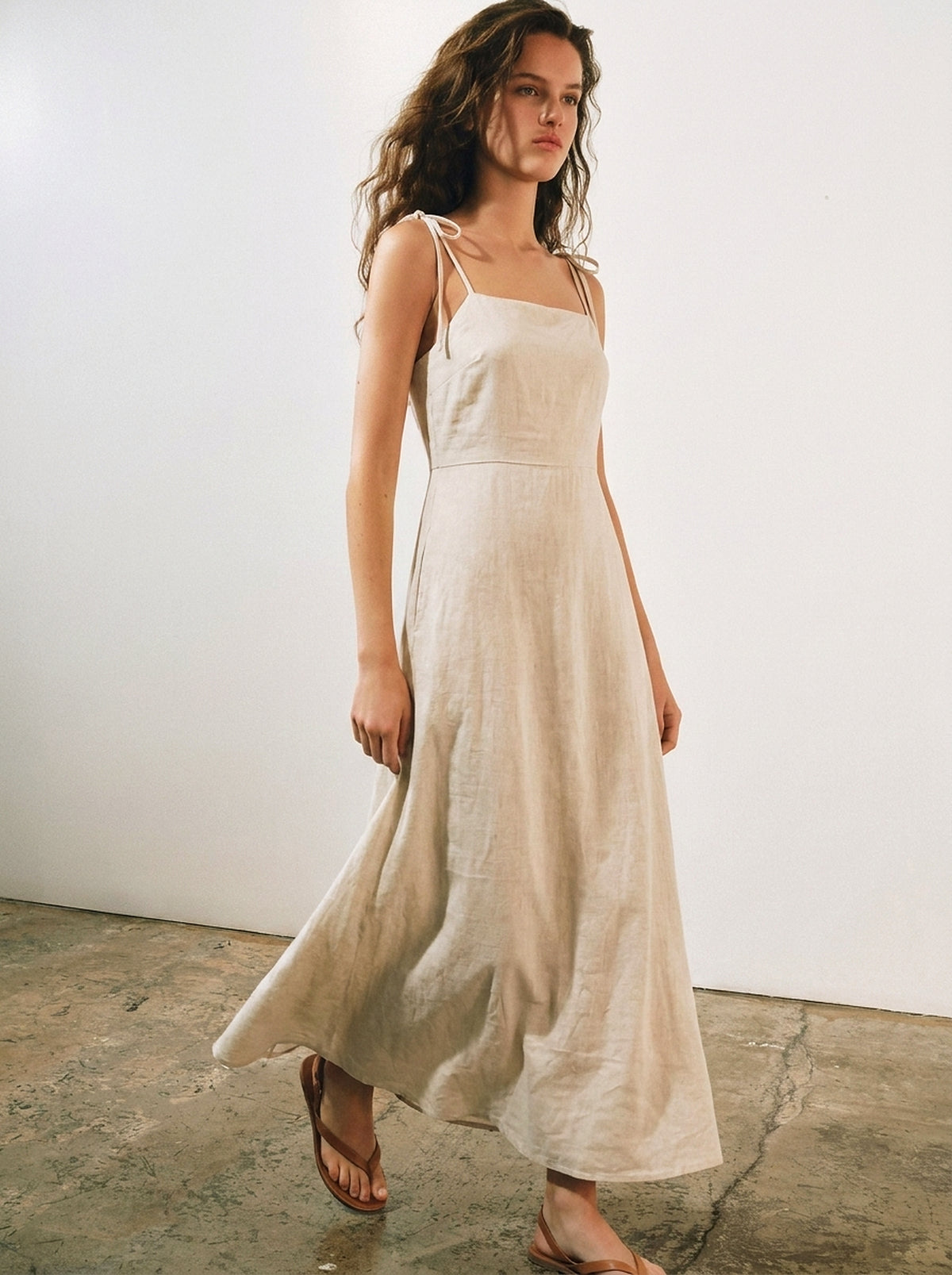 Vestido Dália Cru — Estúdio Andando
