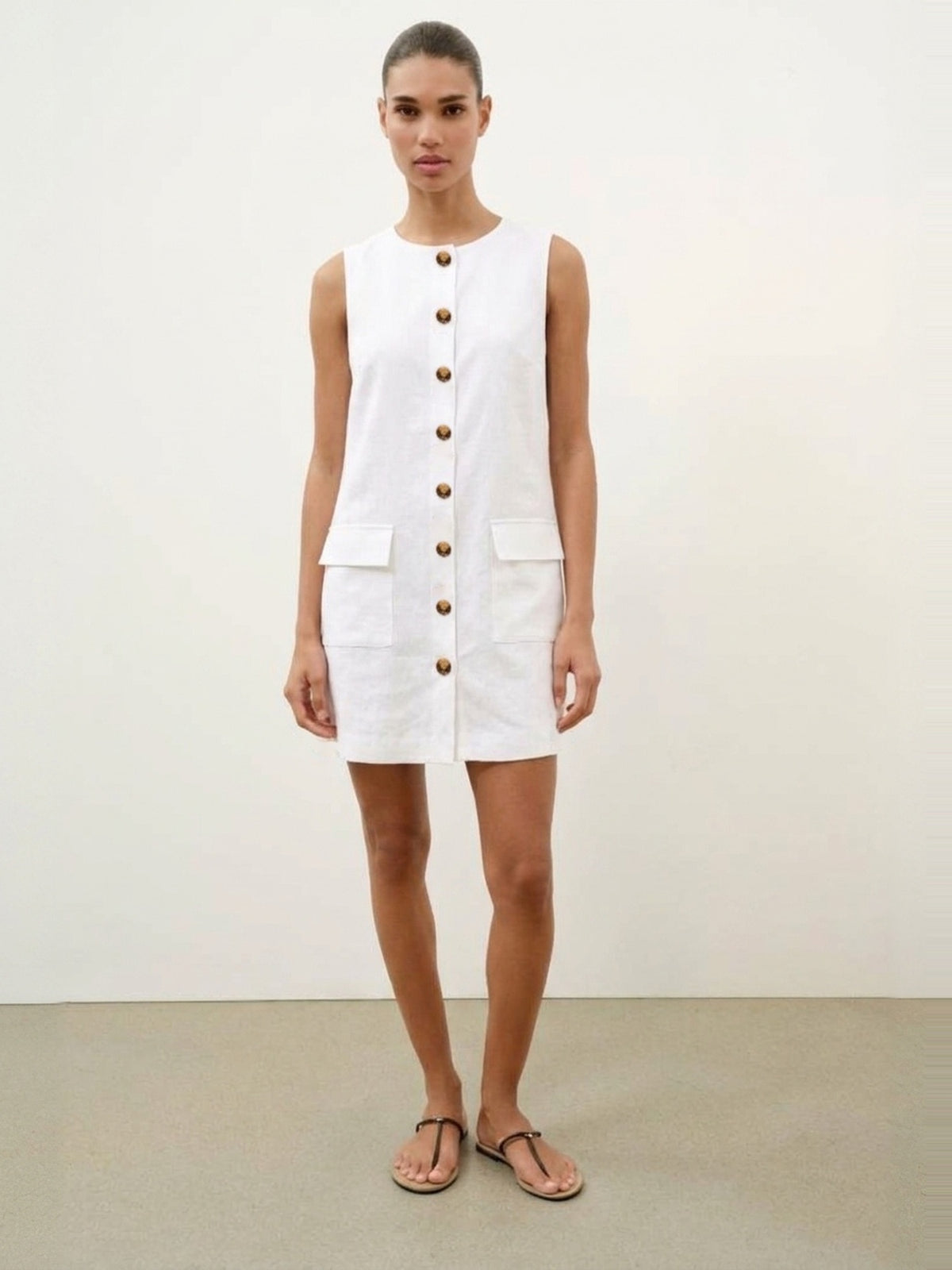 Vestido Dora Branco — Estúdio Frente Inteira