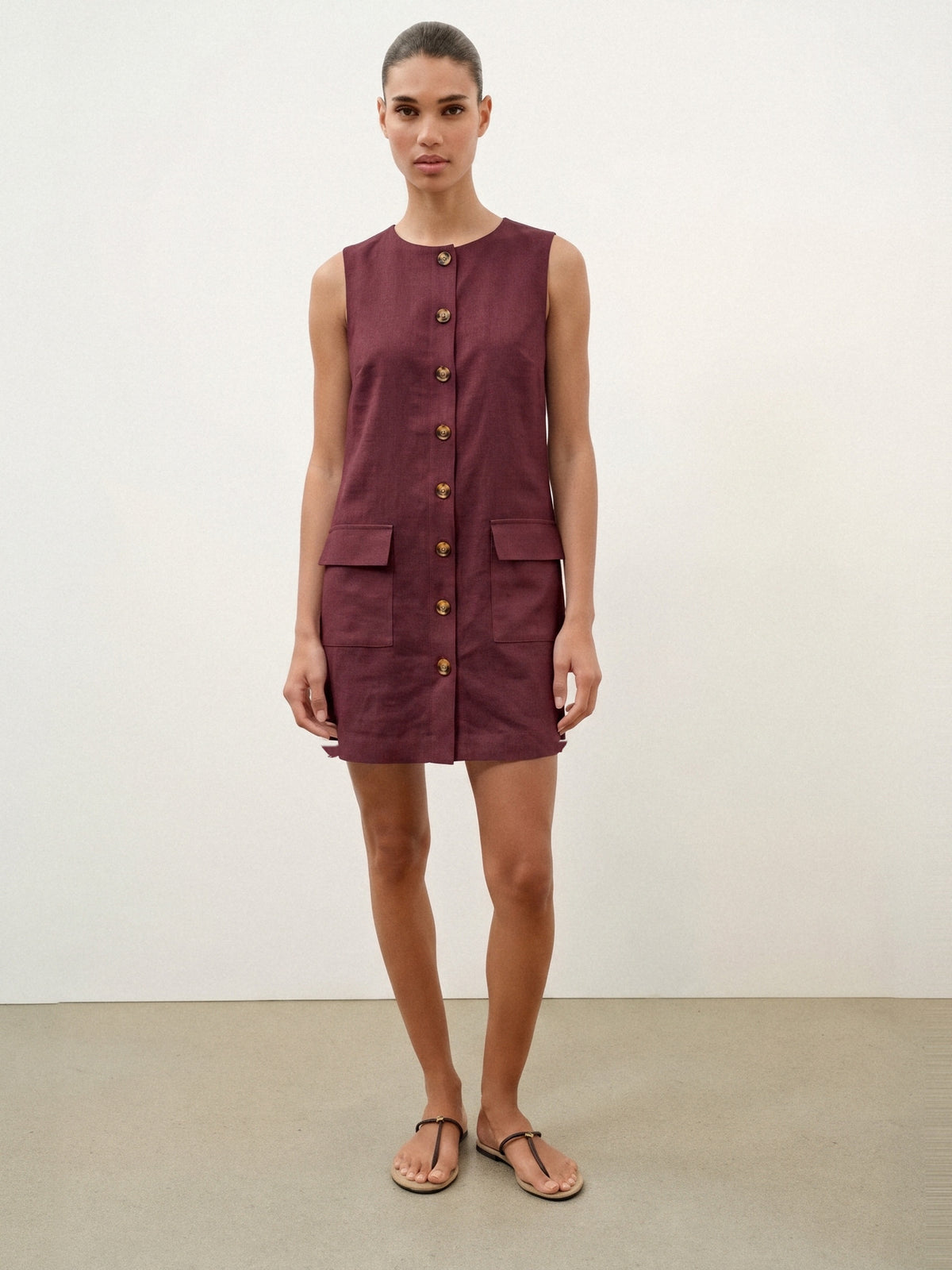 Vestido Dora Marsala — Estúdio Frente