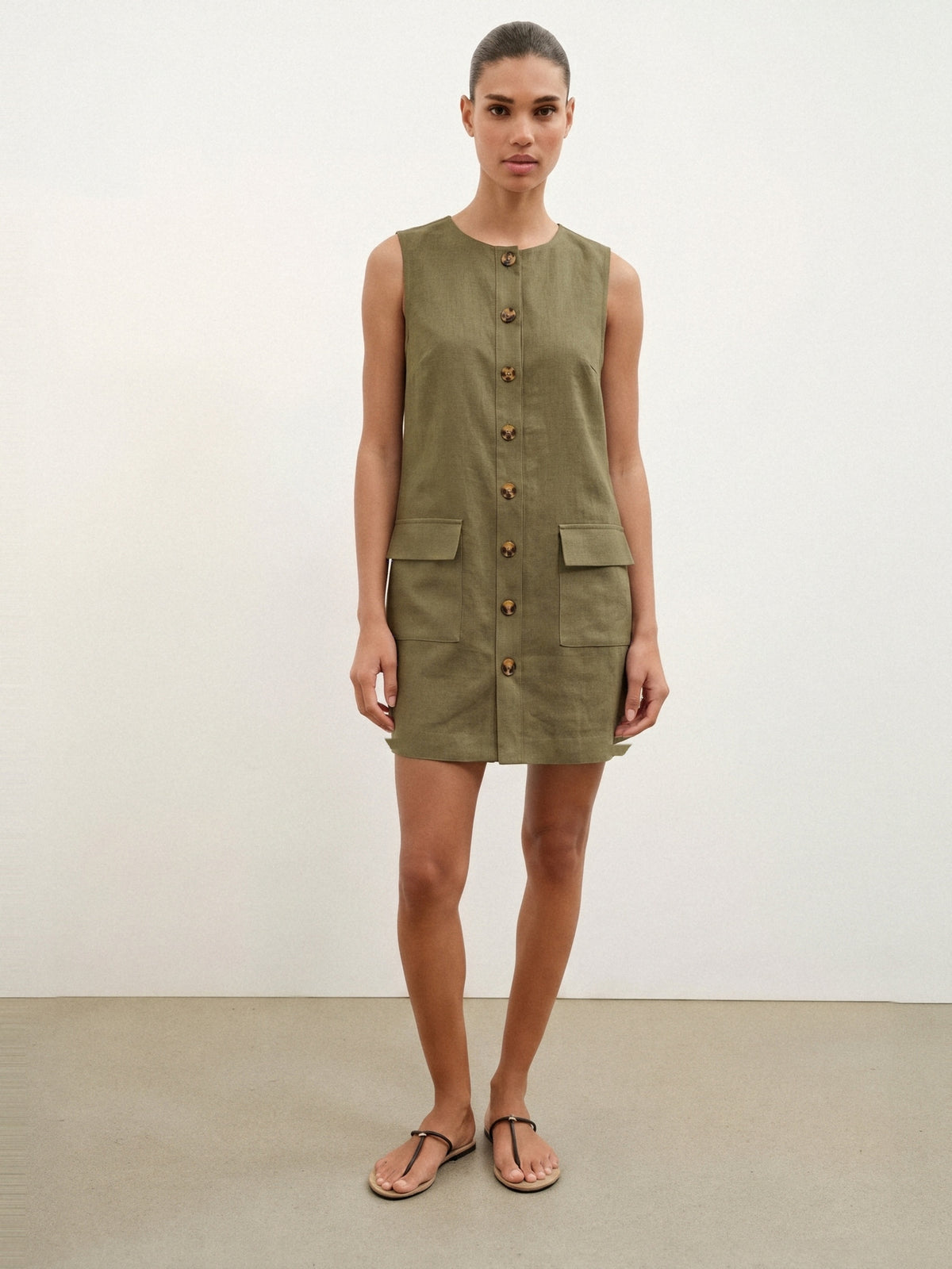 Vestido Dora Verde Militar — Estúdio Frente