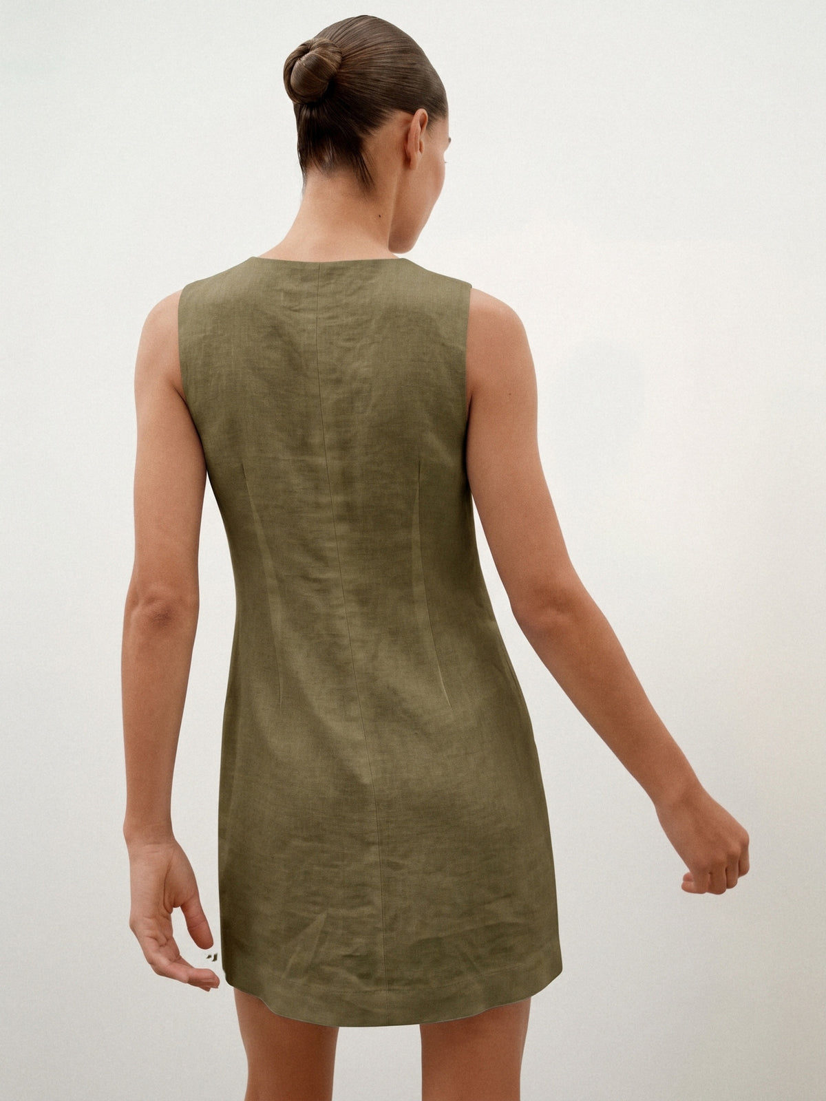 Vestido Dora Verde Militar — Estúdio Costas