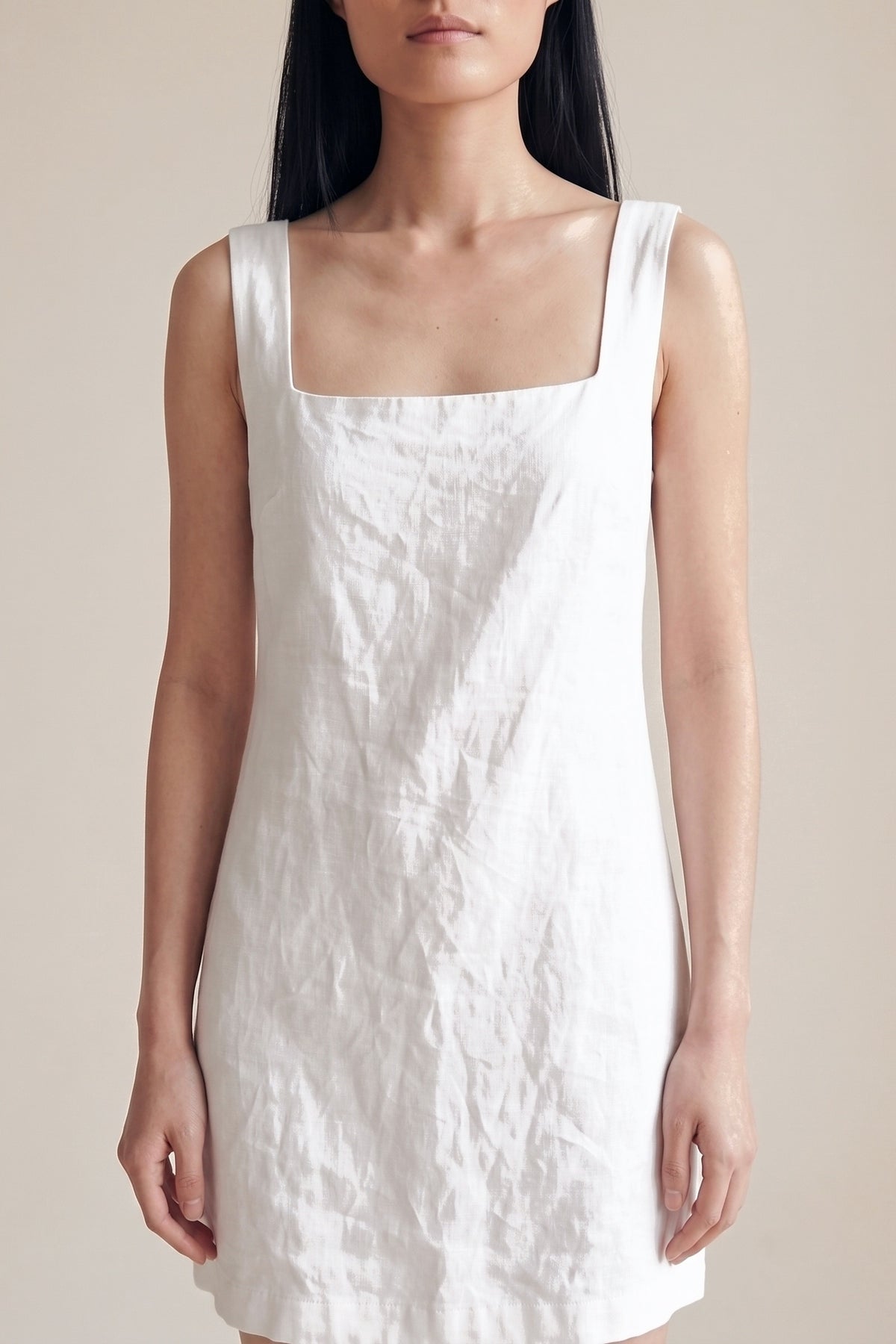 Vestido Laura Linho Puro Branco — Detalhe #Cor_Branco
